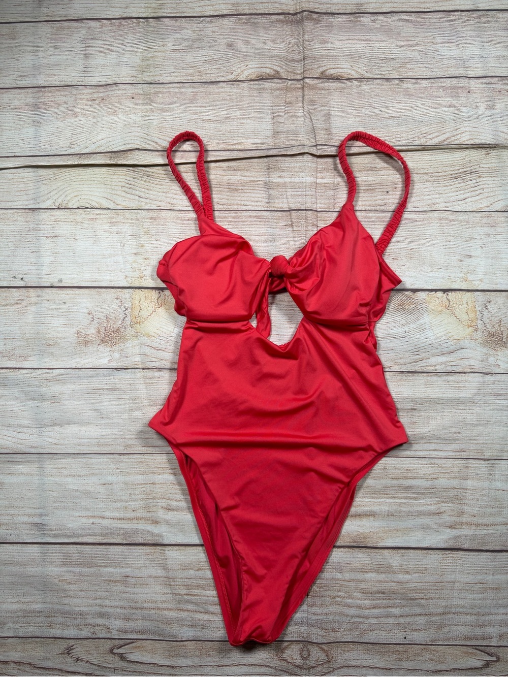 Vitamin A Knot-Front One-Piece Swimsuit